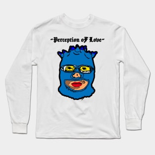 Perception oF Love Blue Mask Version. Long Sleeve T-Shirt